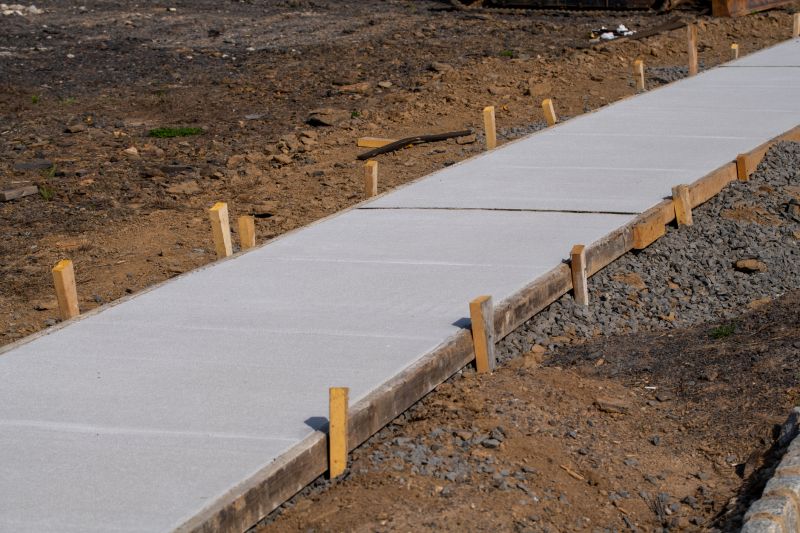 Cement Pathway Installation detail